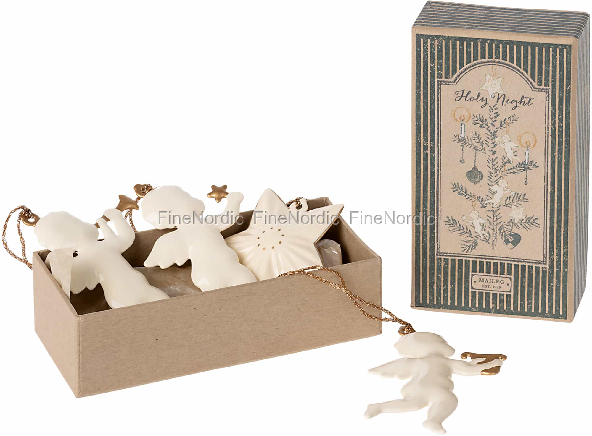 Maileg Metal Ornament Set - Holy Night